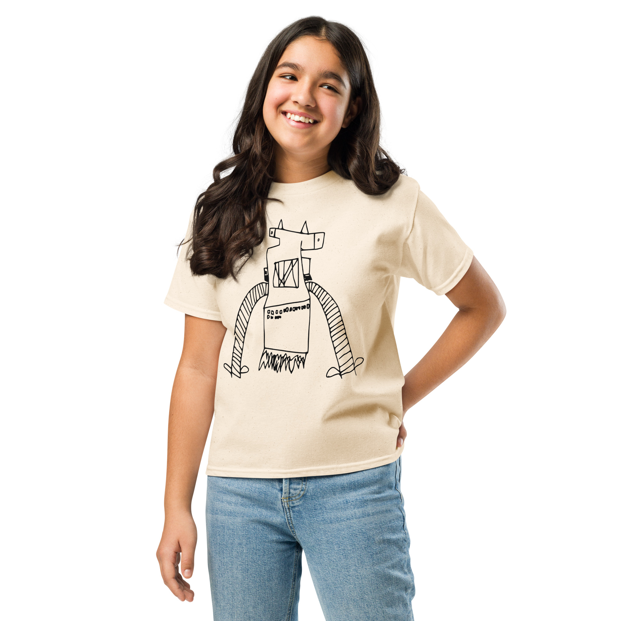 Your Child’s Artwork | Custom Photo Youth T-Shirt - Image 2