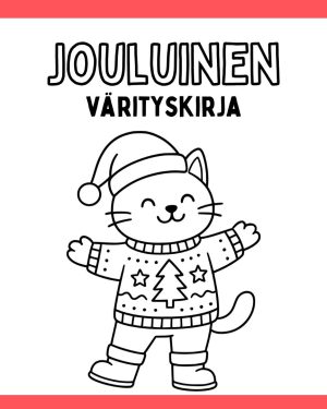 Tulostettava jouluinen värityskirja | värityskuva